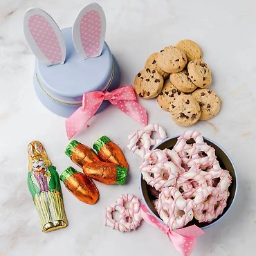 Bunny Easter Treats Gift Tin