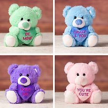 5.5\" Conversation Heart Bear