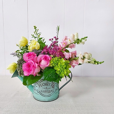 Spring watering can