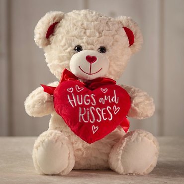 12\" Hugs & Kisses Teddy Bear