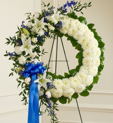 Serene Blessings Standing Wreath