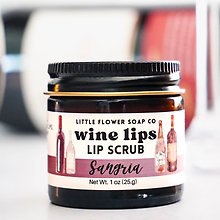 Wine Lips - Sangria Exfoliating Lip Sugar Scrub 1oz Jar