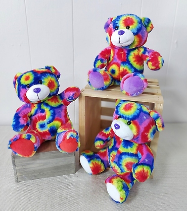 Tie-Dyed Rainbow Bear