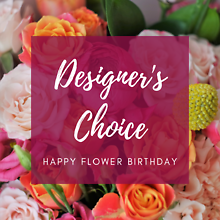 Birthday Designer\'s Choice Vased Arrangement