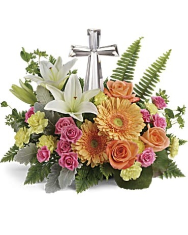 Crystal Cross Bouquet