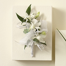 White Orchids Corsage