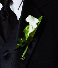 Calla Lily Promise Boutonniere