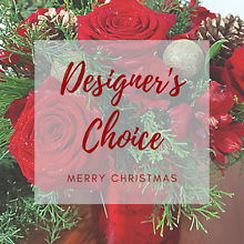 Christmas Designer Choice Vase Arrangement From