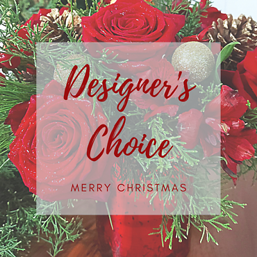Christmas Designer Choice Vase Arrangement