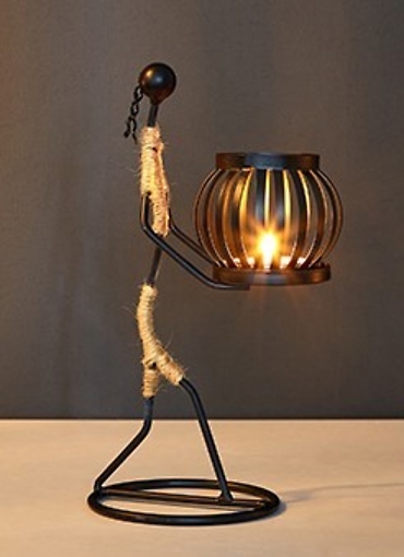 Iron Lady Candle Holder
