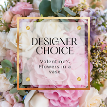 Valentine\'s Designer Choice Vased Arrangement