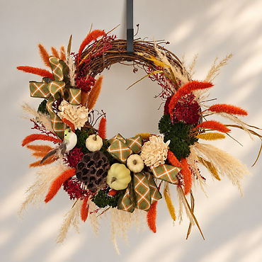 Autumn Meadow Silk Wreath