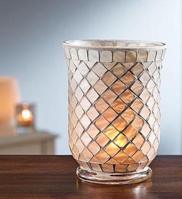 Pure Elegance Bouquet™ in White Mosaic Vase