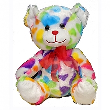 Rainbow Hearts Bear