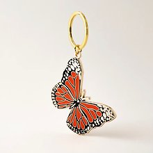 Monarch Butterfly Keychain Bag Charm