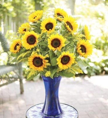 Sunflower Vase Arrangement